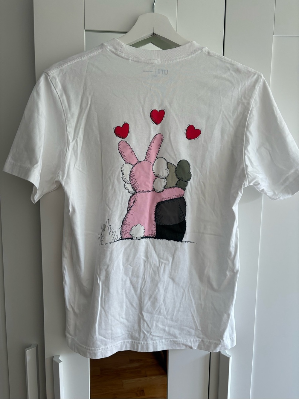 KAWS x Andy Warhol Uniqlo Graphic Bunny Tshirt